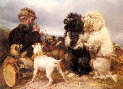 Richard ansdell,R.A. The Lucky Dogs oil painting reproduction